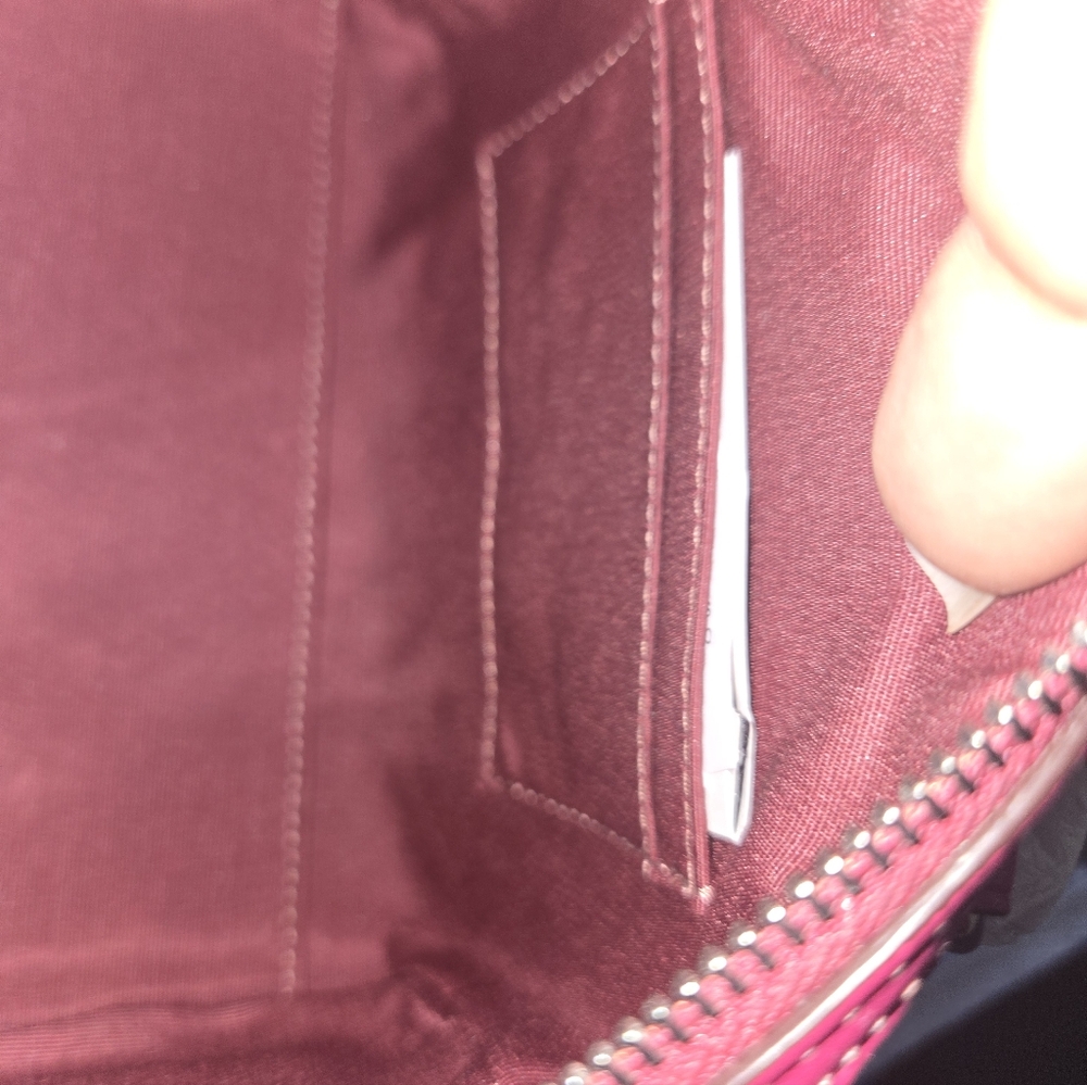 Coach Signature Brown and Pink Handbag - Picture 6 of 10